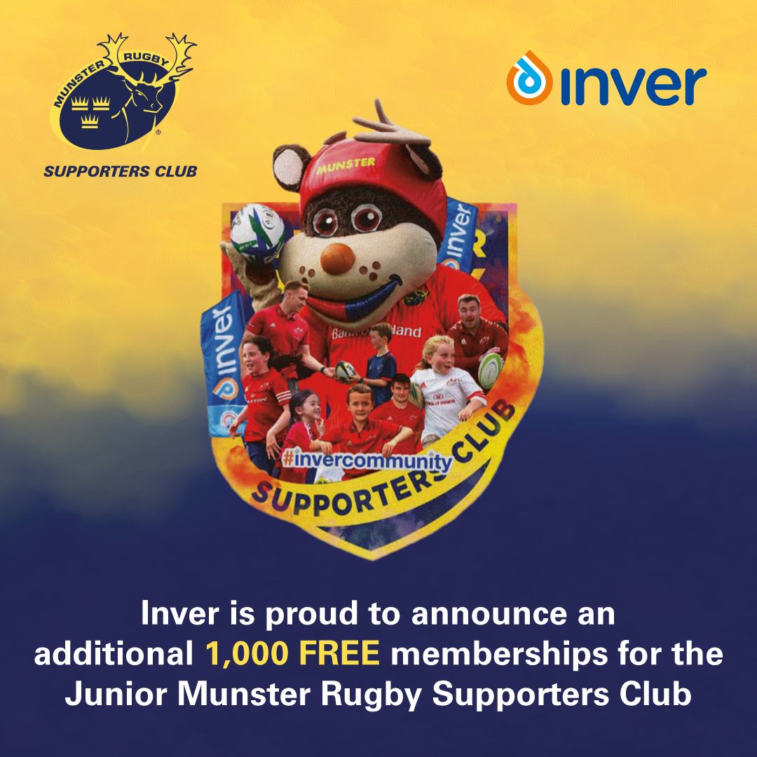 Inver backing Junior Munster Rugby Supporters Club