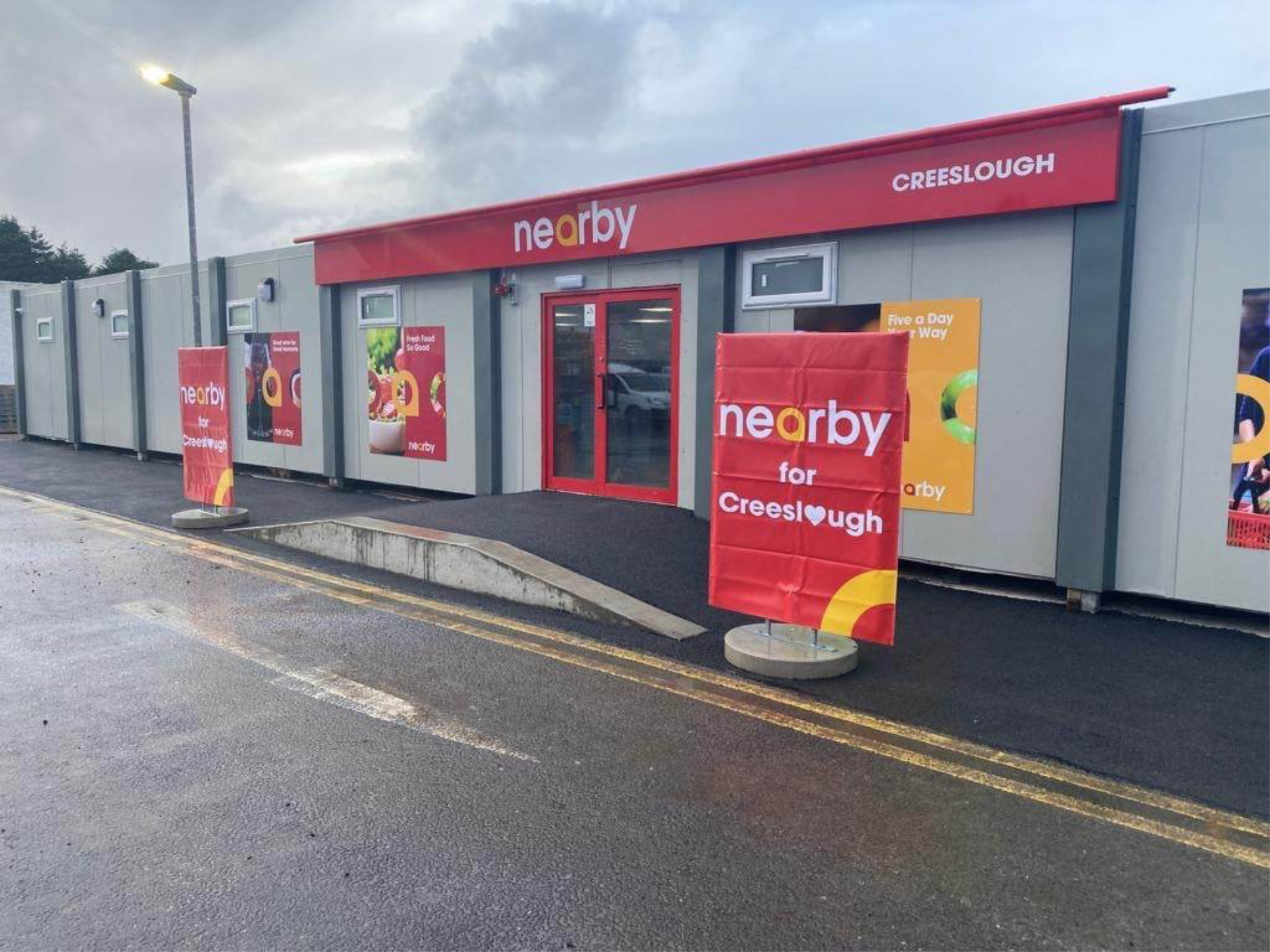 Nearby opens “much-needed store” for people of Creeslough