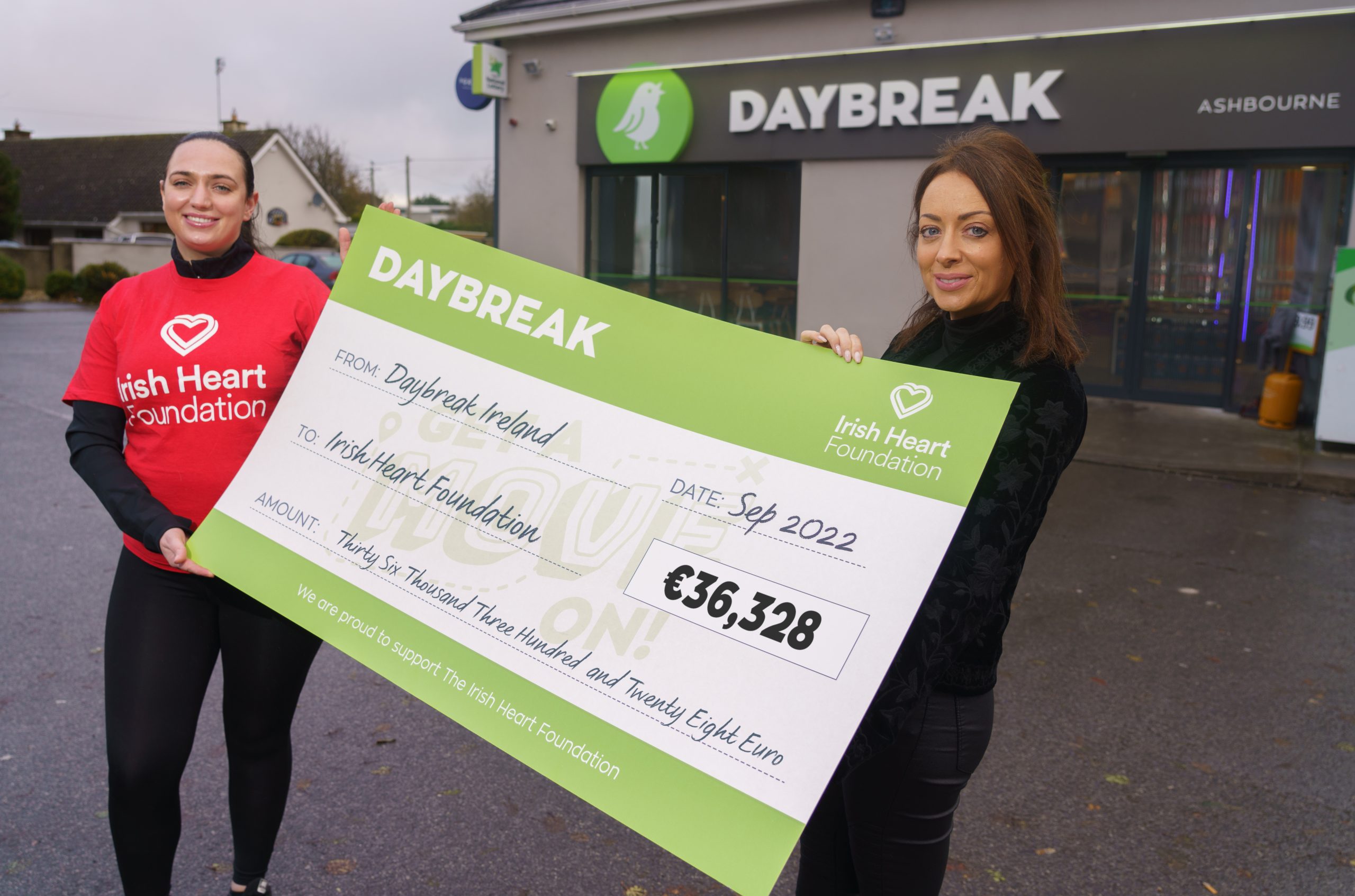 Daybreak Raises €36,328 for the Irish Heart Foundation with “Get a Move On!” challenge   