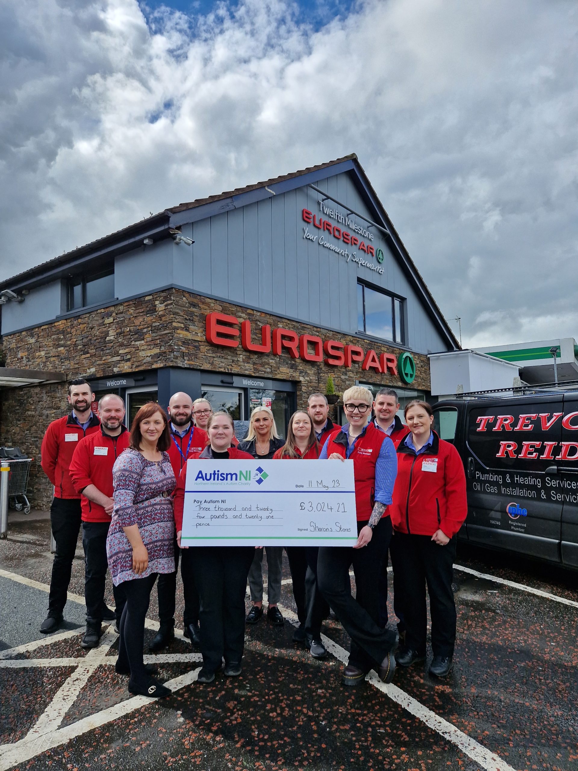 County Antrim stores raise over £3,000 for Autism NI