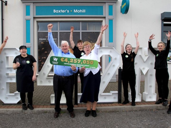Centra Mohill sells €4.2m winning lottery ticket