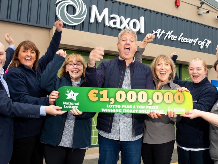 Wexford winner of €1 Million Lotto Plus 1 top prize sold at family run service station