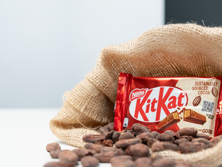 First KitKat using cocoa from the Nestlé Income Accelerator launches in Europe