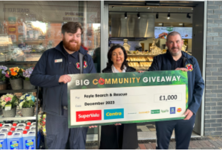 SuperValu and Centra’s £40K Big Community Giveaway supports 40 local groups with £1K donations