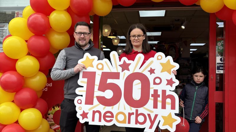 Nearby opens 150th store with €1 million National Lotto ticket winner
