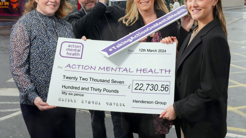 Over £22,000 raised for Action Mental Health