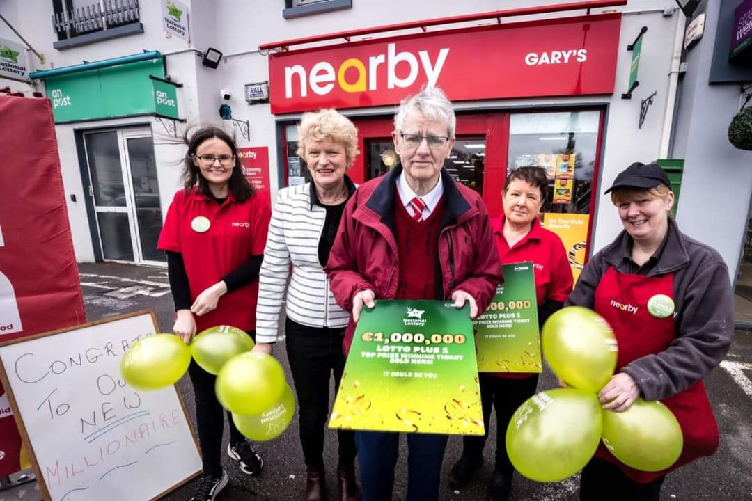 Nearby opens 150th store with €1 Million National Lotto ticket winner