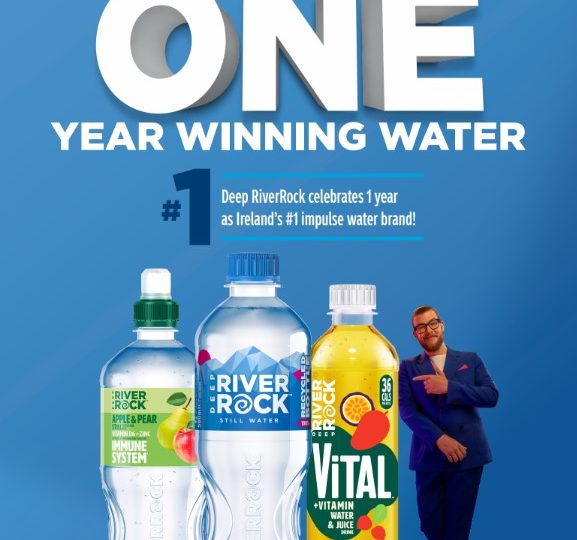 Deep RiverRock Celebrates One Year as Ireland’s Number 1 Impulse Water Brand