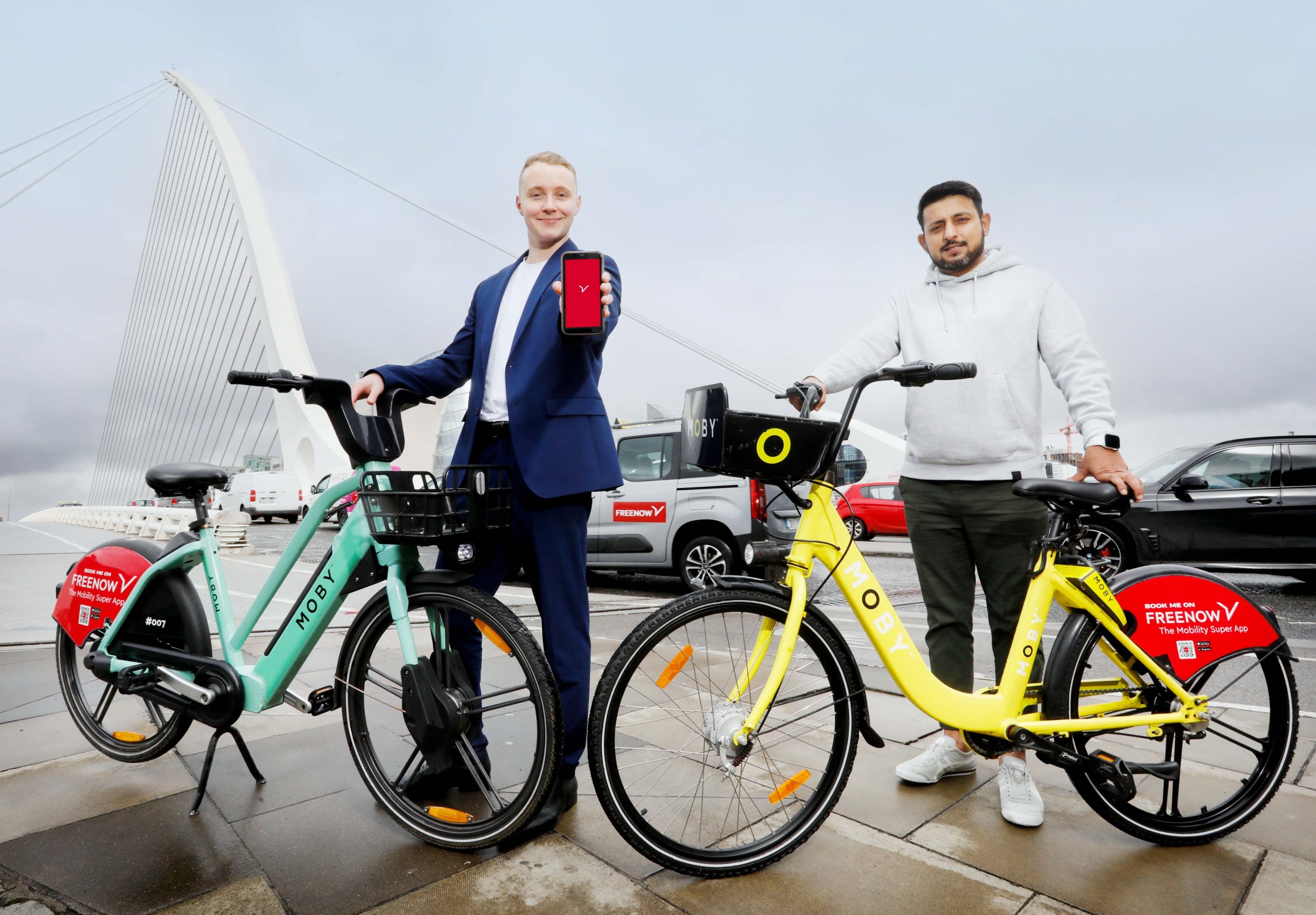 FREENOW partners with MOBY to offer in-app bookings for pedal and e-bikes in Dublin 