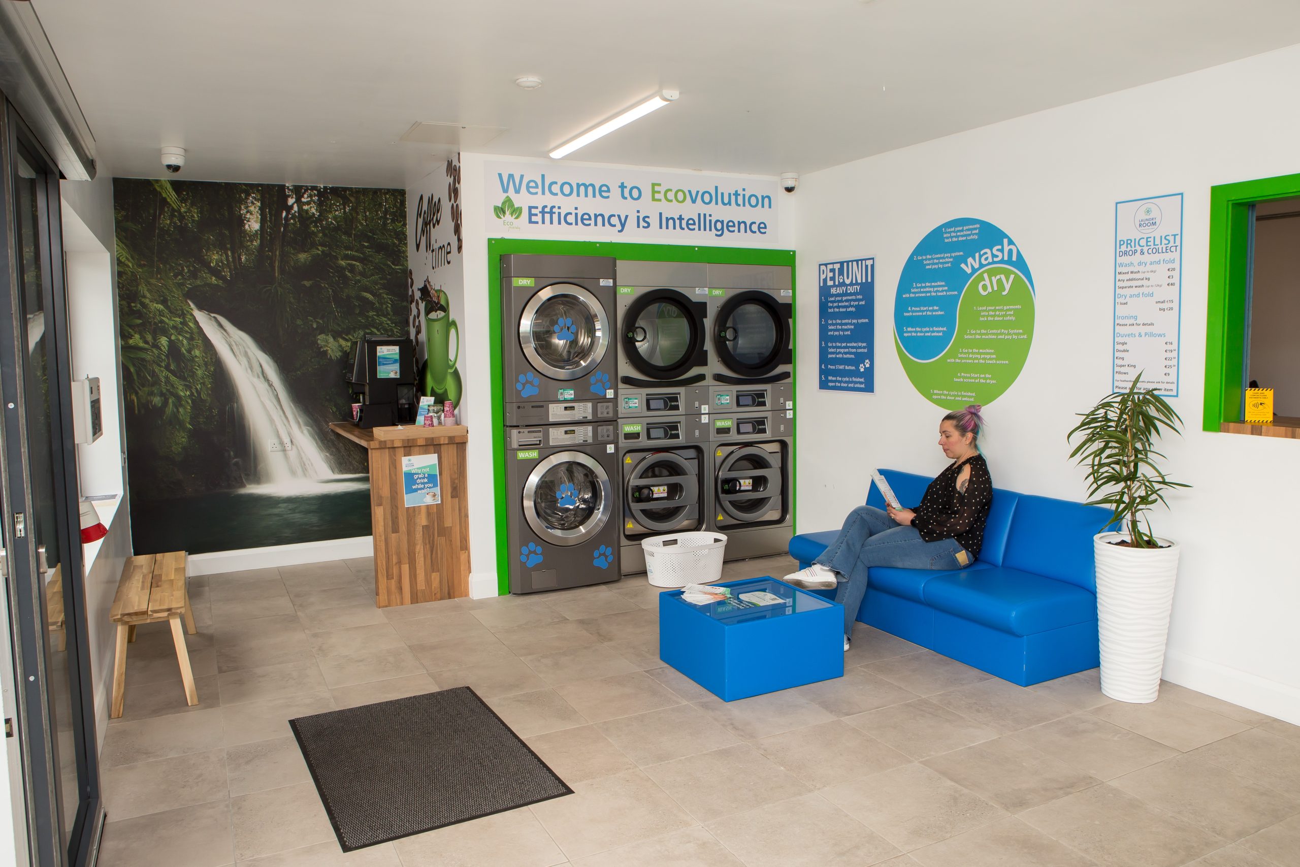 Cleaning Up – With Laundry Room – Laundry Services on the Forecourt