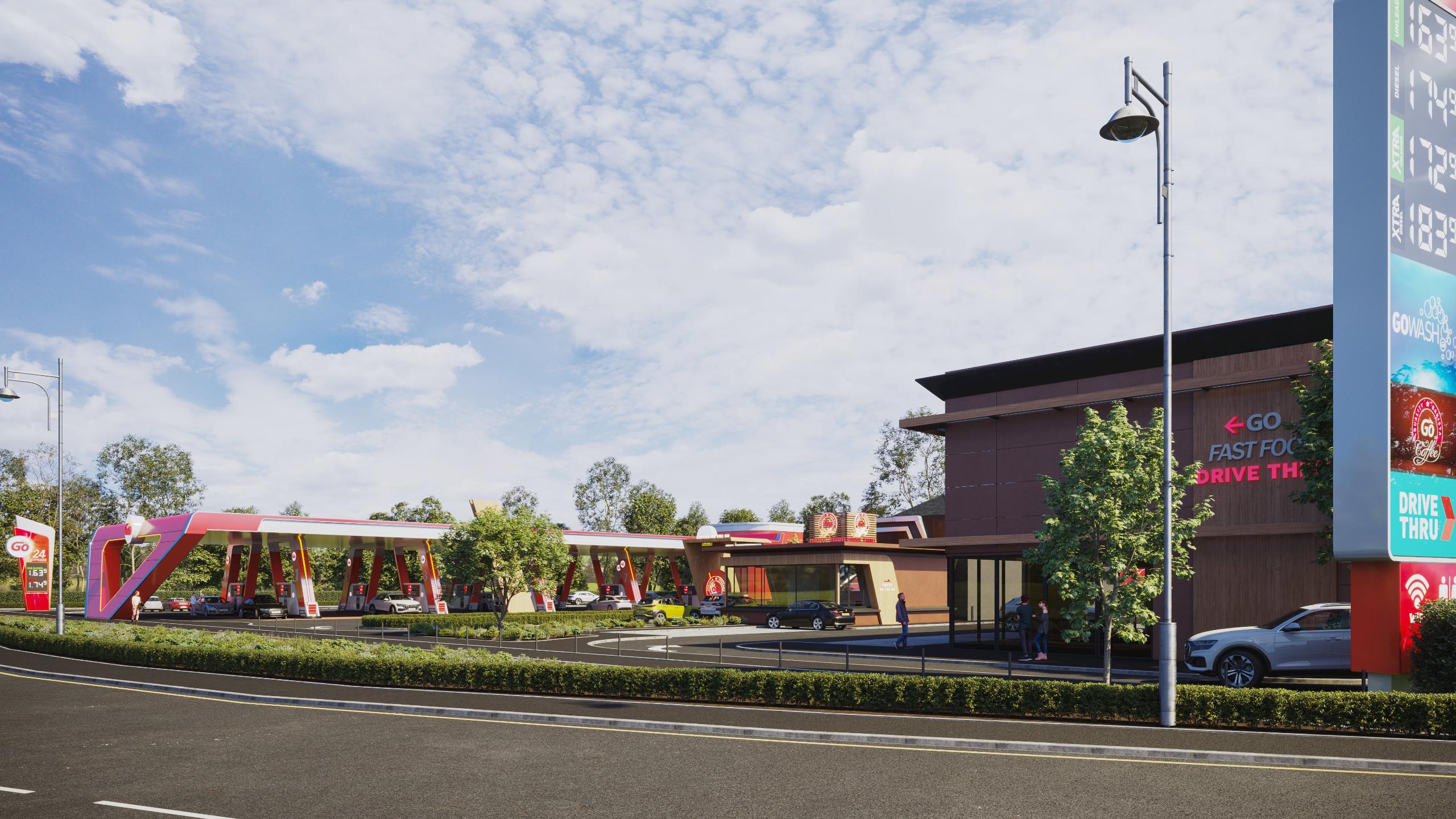 Planning permission passed for new GO forecourt for Sprucefield near Lisburn