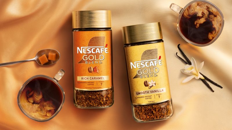 The new gold standard: Nescafé Gold Blend introduces new flavoured coffee: Rich Caramel and Smooth Vanilla