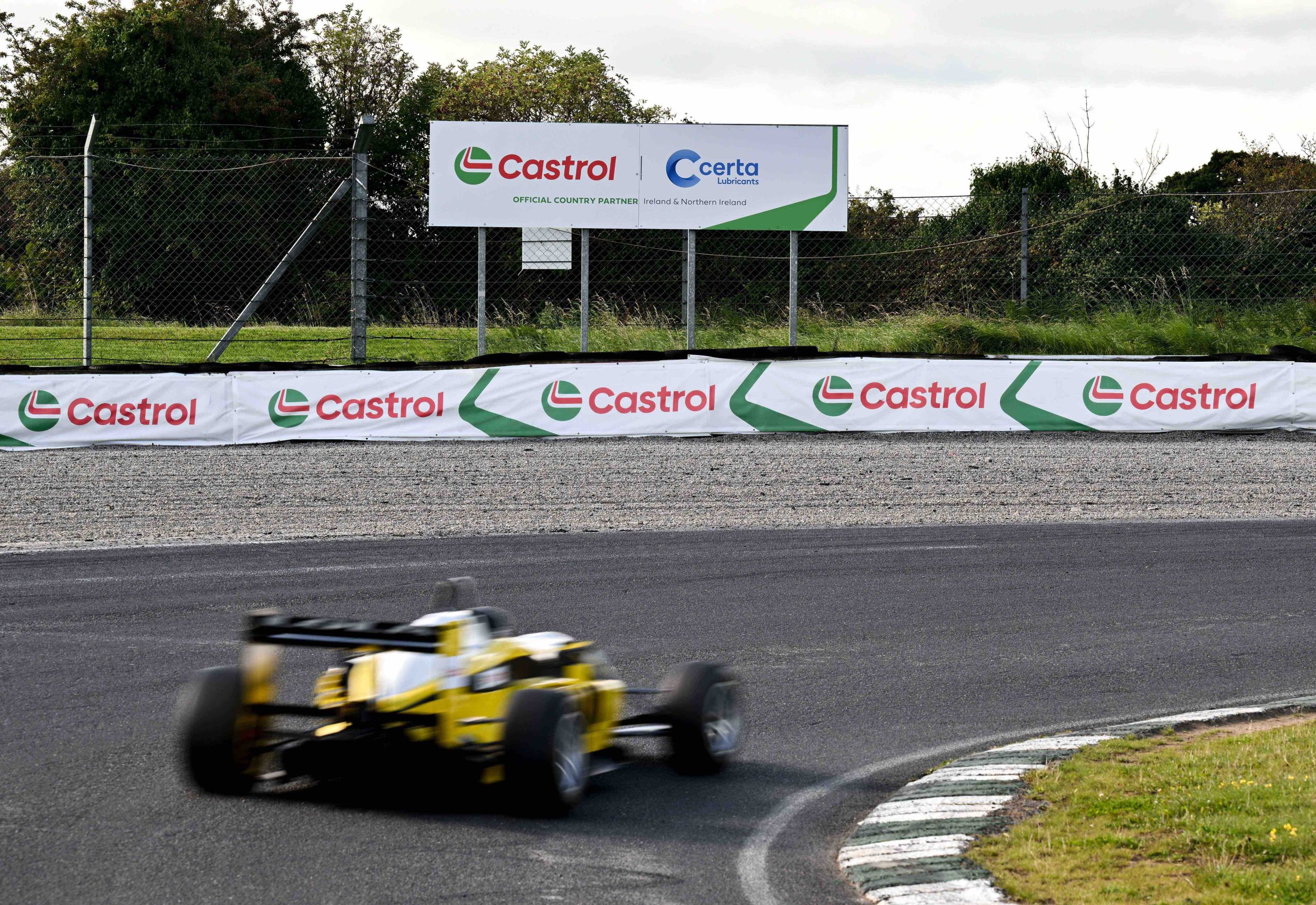 Castrol returns to Irish motorsport after 25 years as new sponsor of Turn 1 at Mondello Park