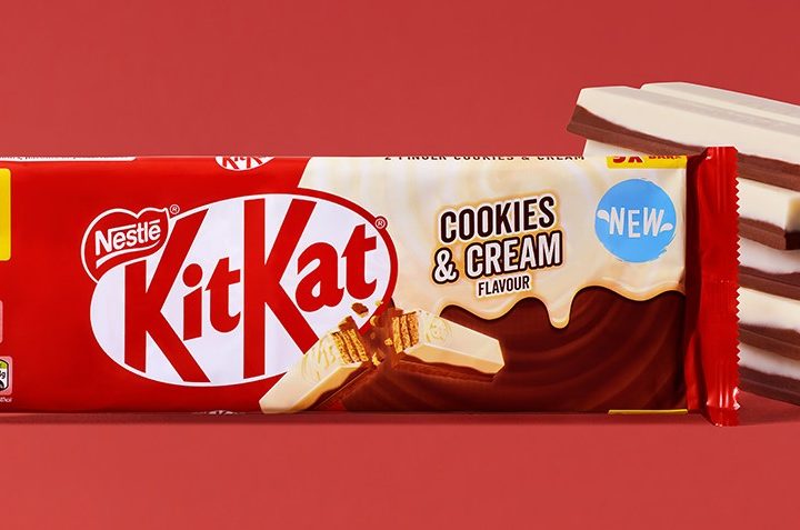 KitKat relaunches innovative Cookies and Cream Two Finger bar   