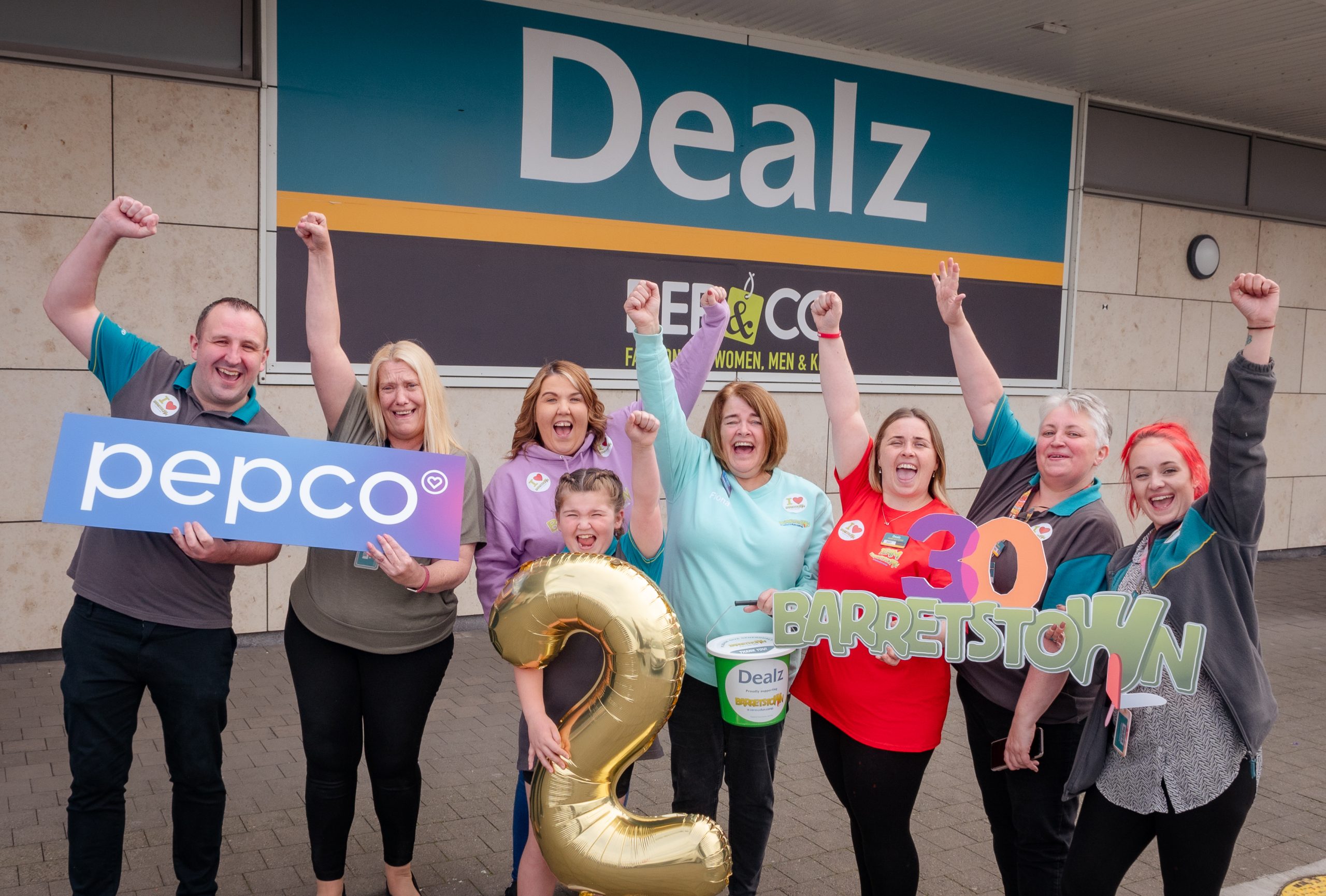 Dealz and Pepco Raise Over €650,000 for Barretstown