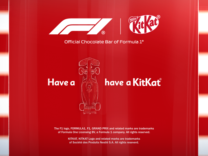 KitKat® becomes the Official Chocolate Bar of Formula 1®   