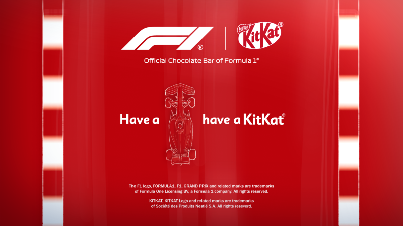 KitKat® becomes the Official Chocolate Bar of Formula 1®   