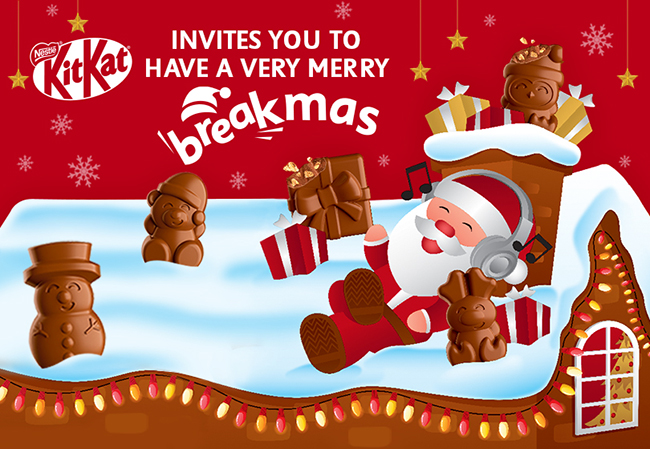 KitKat joins Christmas countdown with 12 days of Breakmas
