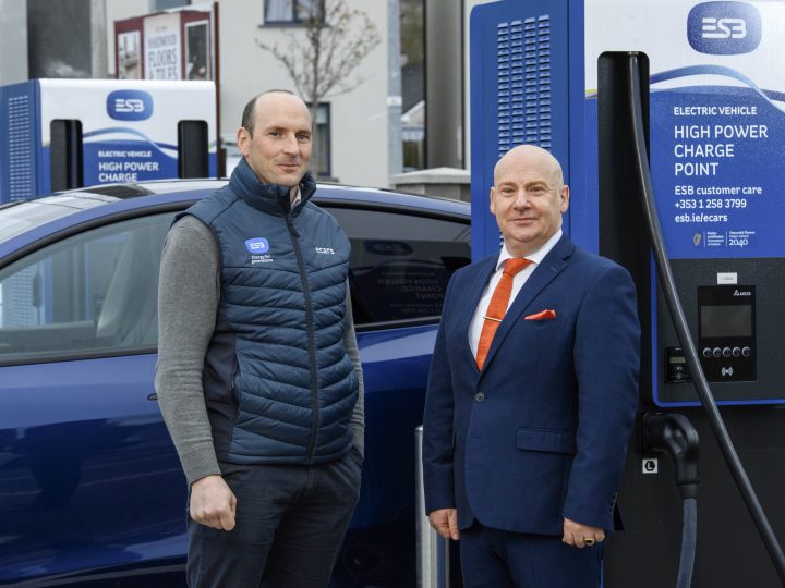 ESB launches new EV charging hubs at two Inver locations in Co Cork