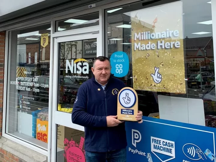 Belfast shopkeeper gets £10k for himself after selling winning scratchcard worth £20k a month