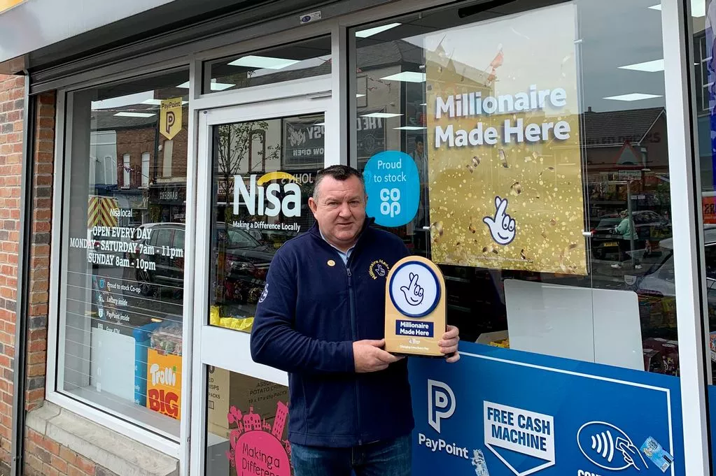 Belfast shopkeeper gets £10k for himself after selling winning scratchcard worth £20k a month