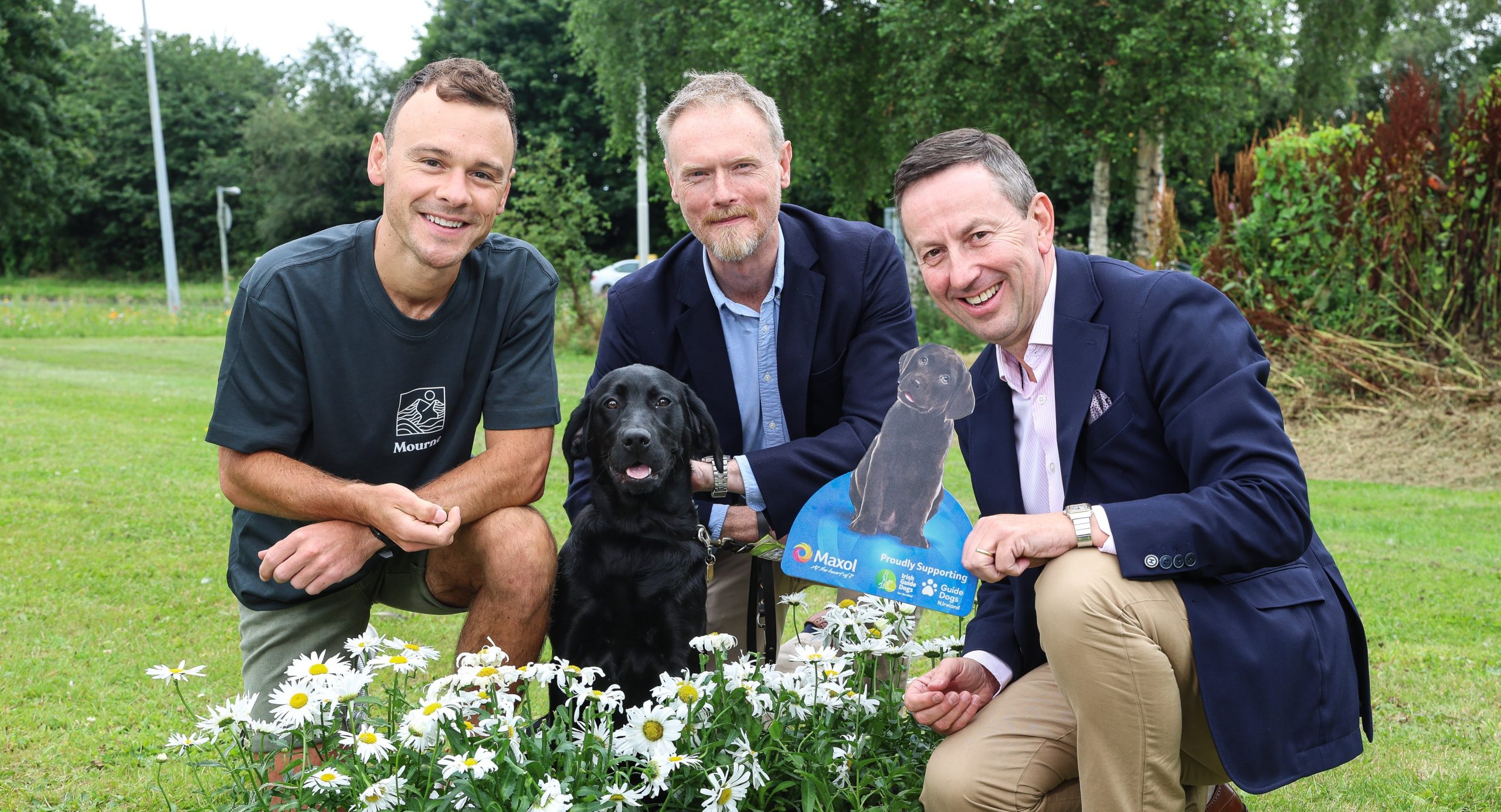 Daisy leads the way to launch Maxol’s latest charity initiative for Guide Dogs NI