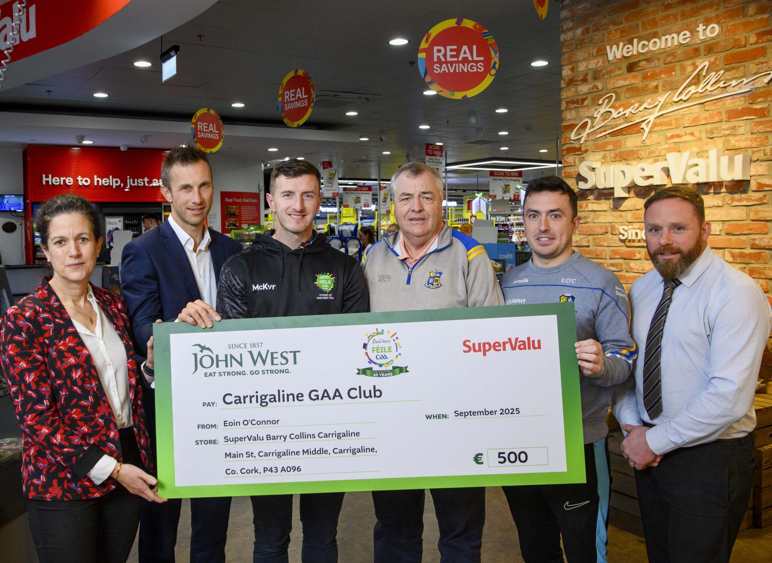 John West Féile 10 year anniversary in store competition with SuperValu